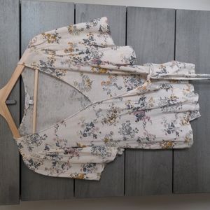 Lucky Brand Wrap Blouse